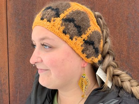 Merino Wool Yellow Herd Circle Headband Online Sale