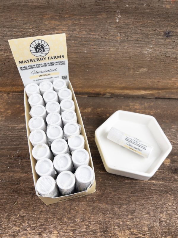 By the Case - Beeswax, Raw Honey and Tallow Lip Balms Discount