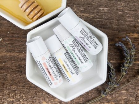 By the Case - Beeswax, Raw Honey and Tallow Lip Balms Discount