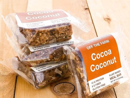 Cocoa Coconut Meal Bar - Box of 12 Online now