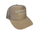 Khaki Kerber s Farm Trucker Hat For Cheap