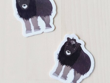 Calf Musk Ox Sticker Discount