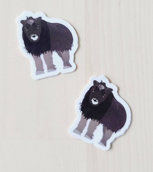 Calf Musk Ox Sticker Discount