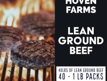 40 lb Bulk Case - LEAN Ground Beef Sale