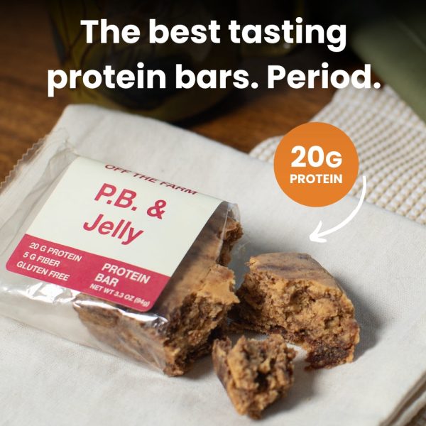 Peanut Butter & Jelly Protein Bar - Box of 12 Cheap