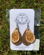 Wood Musk Ox Earrings Online Hot Sale