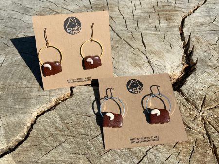 Clay Musk Ox Hanging Earrings Online Sale