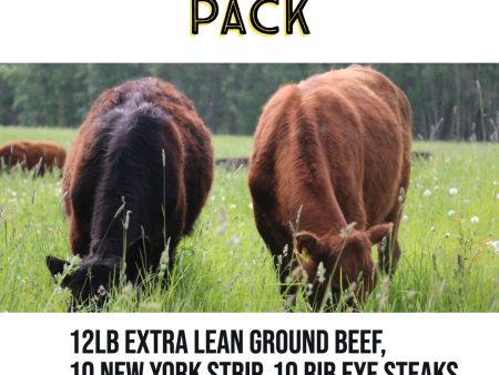 Carnivore Pack- Organic, Grass Finished- 30 lb of Beef Sale