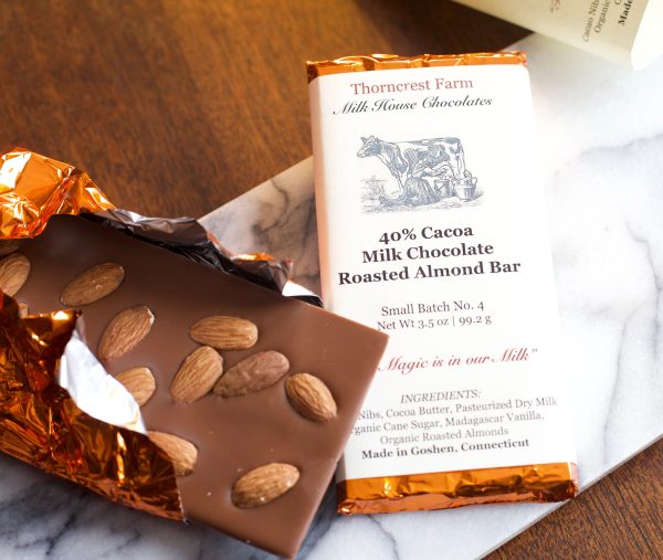 Milk Chocolate Roasted Almond Bar For Discount