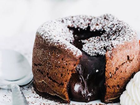 CHOCOLATE MOLTEN LAVA CAKE ( GF) w  MEGAN  ON FRIDAY FEBRUARY 7TH AT 7 PM Online now