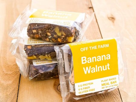 Banana Walnut Meal Bar - Box of 12 Discount