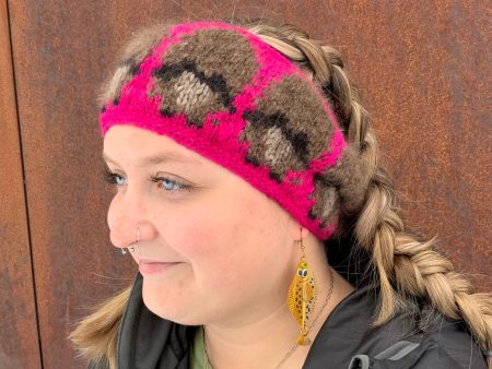 Merino Wool Pink Herd Circle Headbands Online Hot Sale