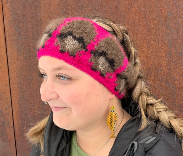 Merino Wool Pink Herd Circle Headbands Online Hot Sale