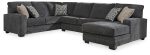 Tracling 3-Piece Sectional with Chaise For Sale