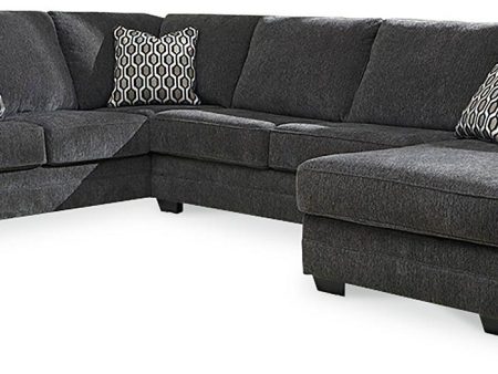 Tracling 3-Piece Sectional with Chaise For Sale