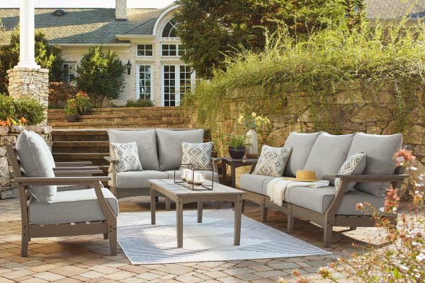 Visola Outdoor Sofa and Loveseat Set For Cheap