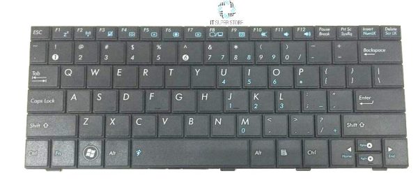 ASUS Eee PC 1005HA 1008HA  Laptop Keyboard Black MP-09A33US-5282 Fashion