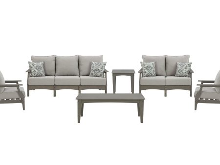 Visola Outdoor Sofa and Loveseat Set For Cheap