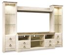 Willowton 4-Piece Entertainment Center Discount