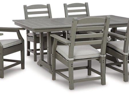 Visola Outdoor Dining Table with 6 Chairs Online now