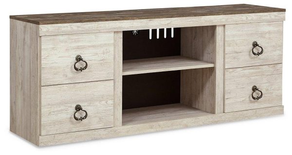 Willowton TV Stand with Electric Fireplace Discount