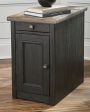 Tyler Creek Chairside End Table with USB Ports & Outlets Online