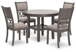 Wrenning Dining Table and 4 Chairs (Set of 5) Online