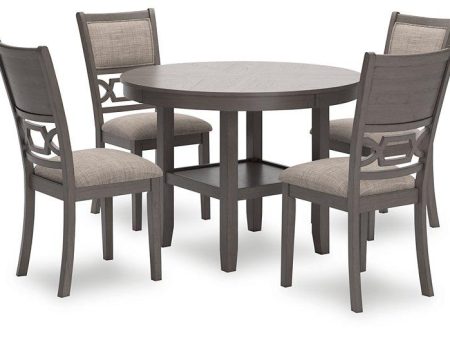 Wrenning Dining Table and 4 Chairs (Set of 5) Online