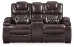 Warnerton Power Reclining Loveseat with Console Online Hot Sale