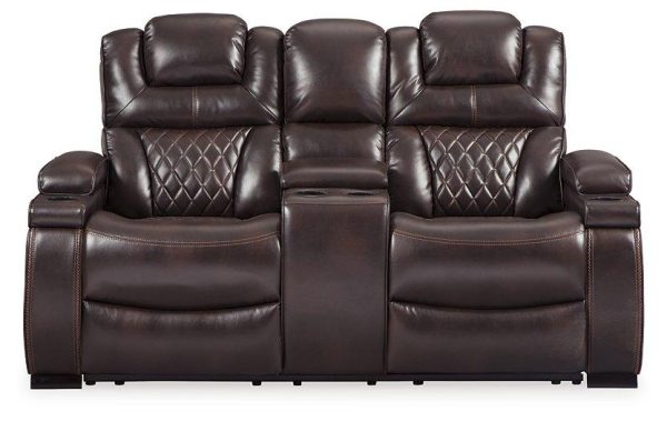 Warnerton Power Reclining Loveseat with Console Online Hot Sale