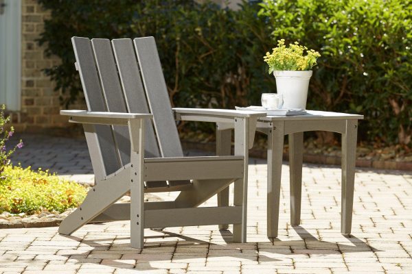 Visola Outdoor Adirondack Chair and End Table Fashion