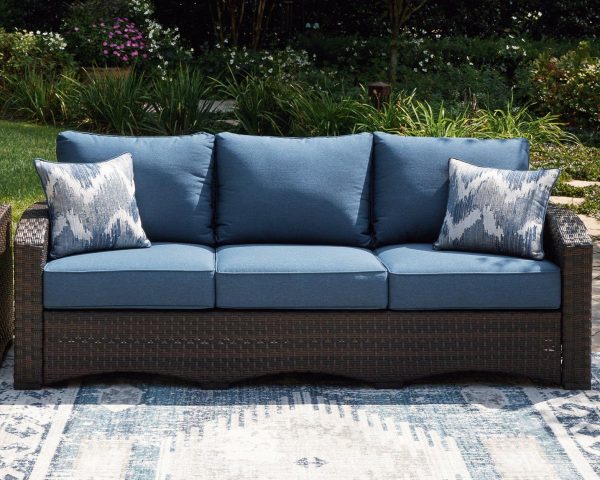 Windglow Outdoor Sofa with Cushion For Sale