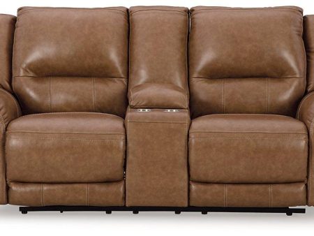 Trasimeno Power Reclining Loveseat with Console For Discount