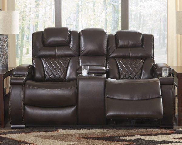 Warnerton Power Reclining Loveseat with Console Online Hot Sale