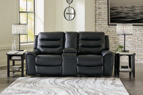 Warlin Power Reclining Loveseat with Console on Sale