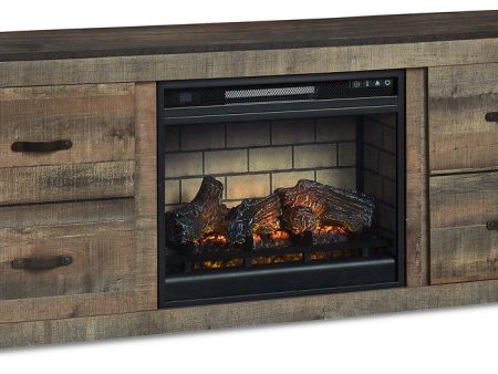 Trinell TV Stand with Electric Fireplace Sale