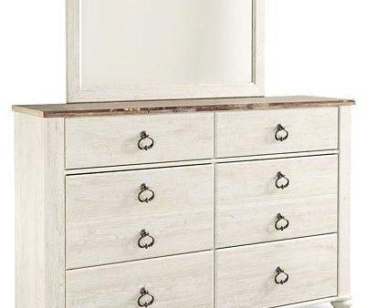 Willowton Dresser and Mirror Discount