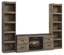 Trinell 3-Piece Entertainment Center with Electric Fireplace Online now