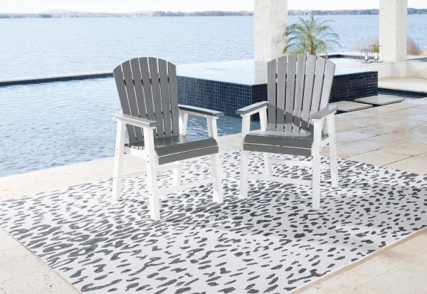 Transville Outdoor Dining Arm Chair (Set of 2) For Cheap