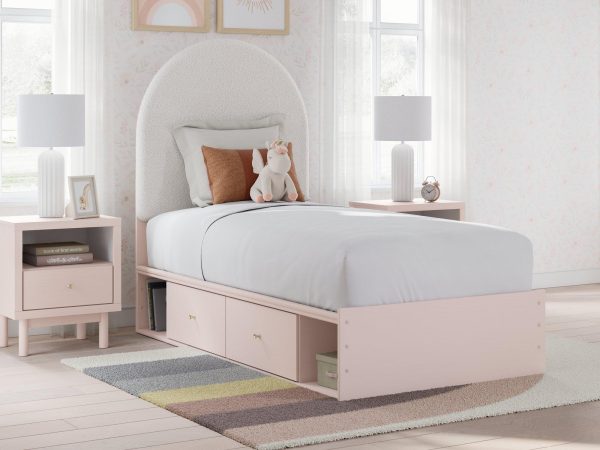 Wistenpine Upholstered Bed with Storage Cheap