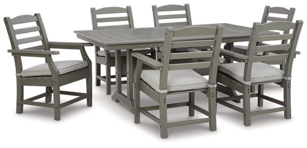 Visola Outdoor Dining Table with 6 Chairs Online now