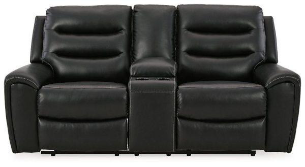 Warlin Power Reclining Loveseat with Console on Sale