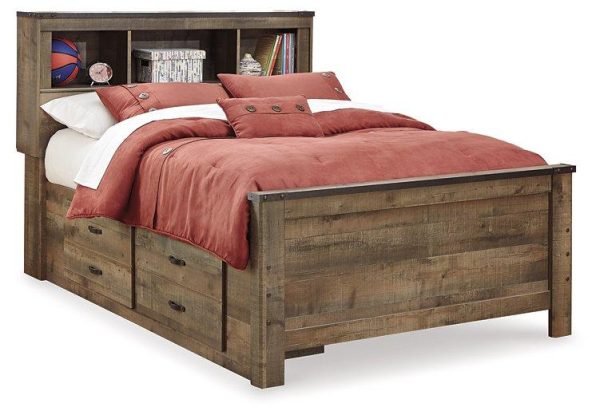 Trinell Bed with 2 Sided Storage Online Hot Sale