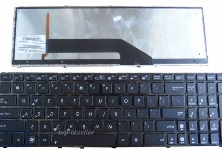 Asus F52 F52A F52Q P50 K50IJ laptop Keyboard with Backlit 04GNV33KUS04-3 For Sale