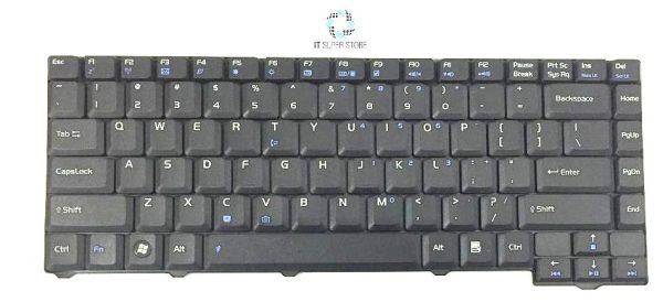 Asus F2 F3 F3Jc F3Jm F3Jp F5 F9 Series Laptop Keyboard Original 24Pin 04GNI11KUS40-2080 - Lot of 11 Keyboards For Sale