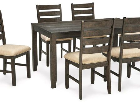 Rokane Dining Table and Chairs (Set of 7) For Sale