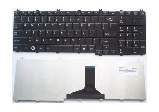 Toshiba Satellite C650D Keyboard Black Matte Fashion