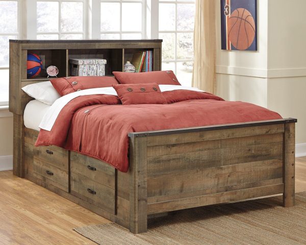 Trinell Bed with 2 Sided Storage Online Hot Sale