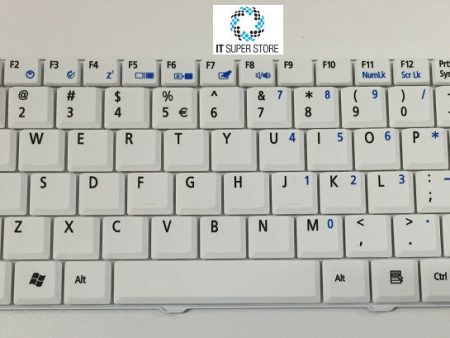 Acer Aspire One A110X ZG5 Series Laptop Keyboard White V091946BS1 Hot on Sale