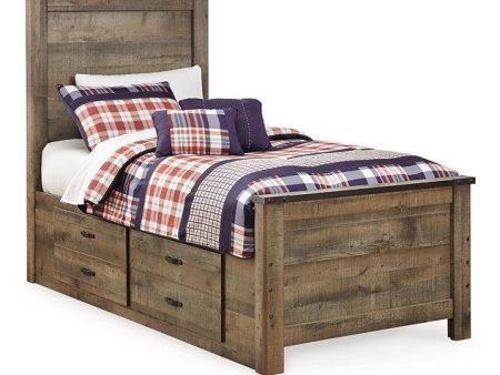 Trinell Youth Bed with 2 Storage Drawers Online Sale